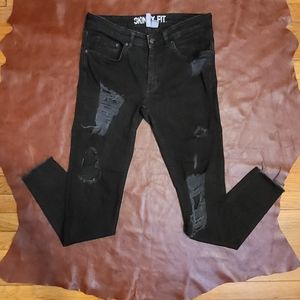 H&M Distressed Skinny Jeans